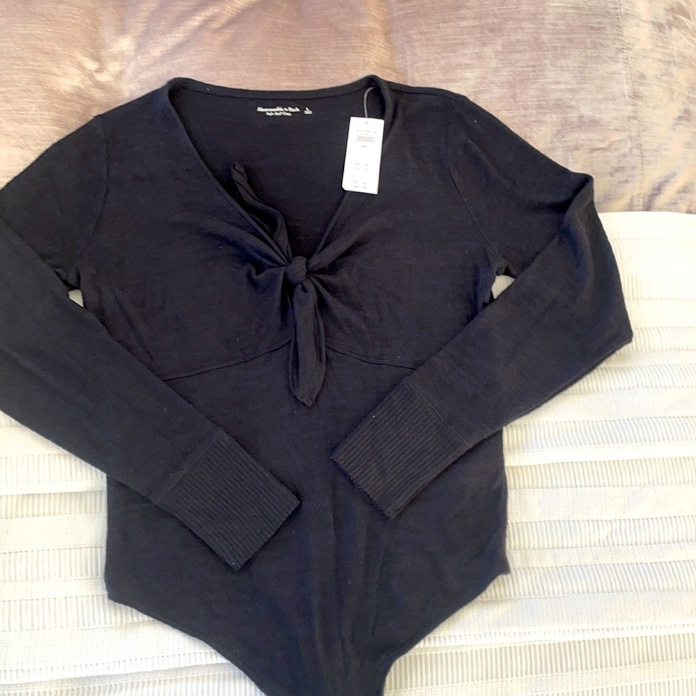 Abercrombie Tie Front Bodysuit